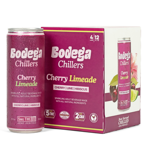 Cherry Limeade (5mg THC per can) – Bodega Chillers